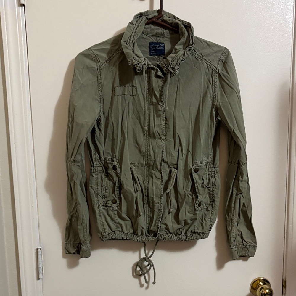 American Eagle Khaki Outerwear